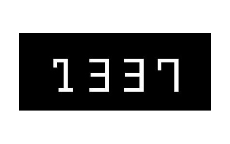 1337 logo